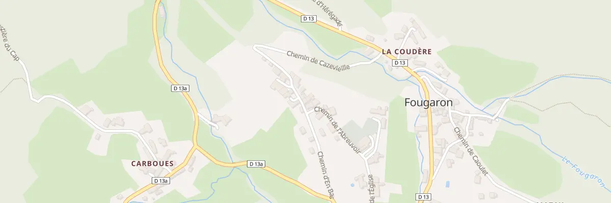 Plan du 82 Village à Fougaron