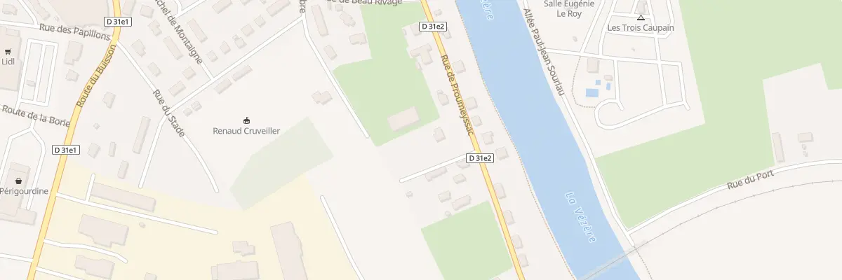 Plan du 778 Rue de Proumeyssac au Bugue