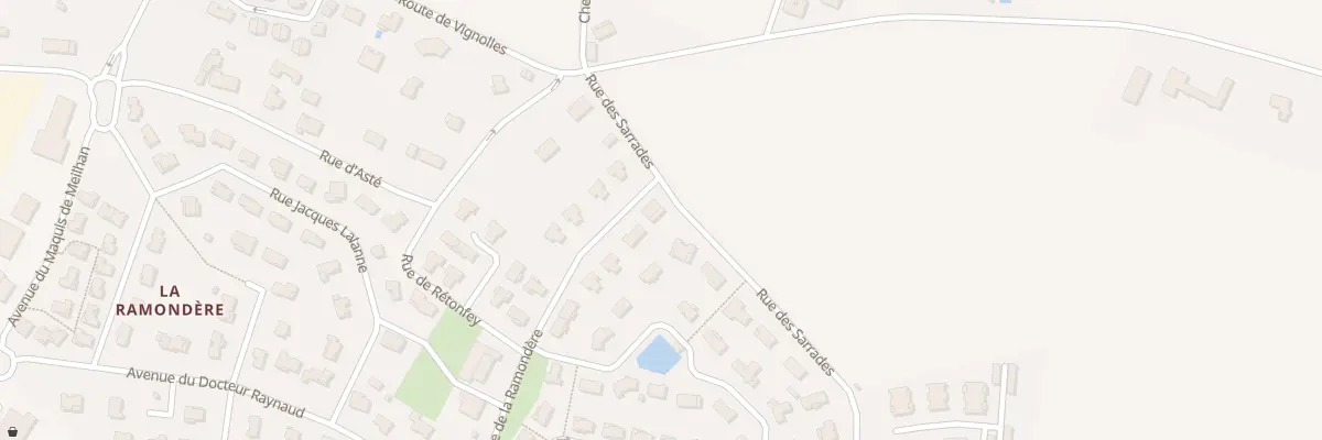 Plan du 12 Rue de la Ramondère à Lombez