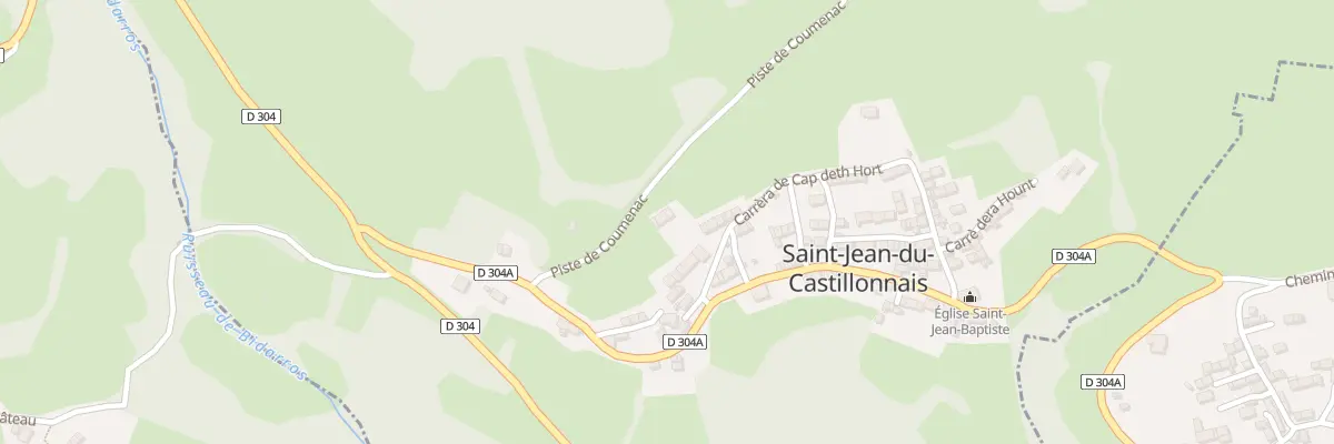 Plan du 2 Pist de Coumenac à Saint-Jean-du-Castillonnais