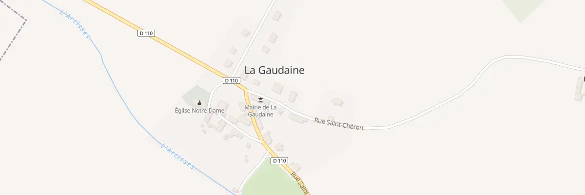 Plan du 5 Rue Saint Chéron à La Gaudaine