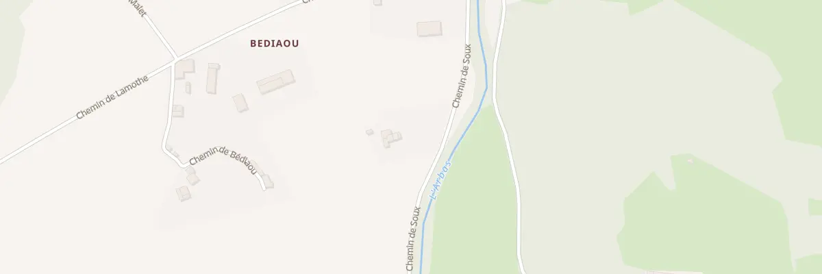Plan du 17 Bediaou à Montgaillard-de-Salies