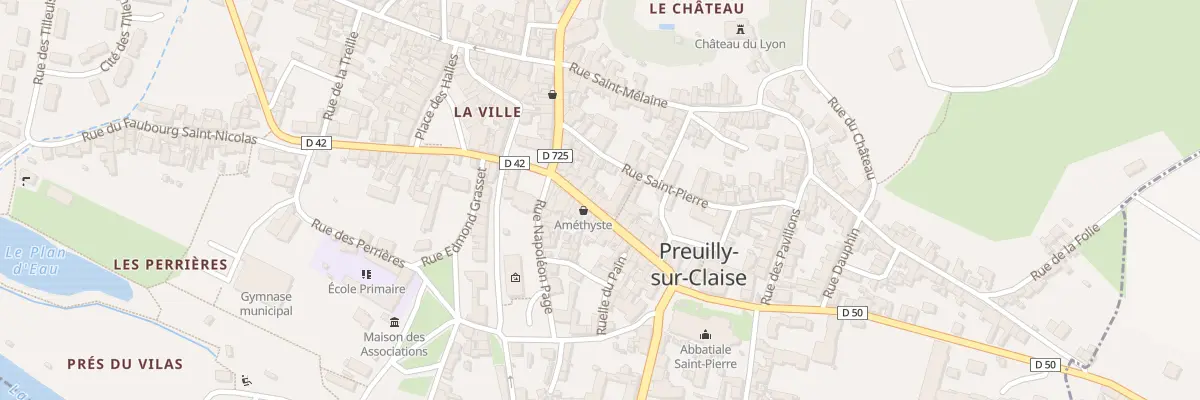 Plan du 9 Gr Grande Rue à Preuilly-sur-Claise