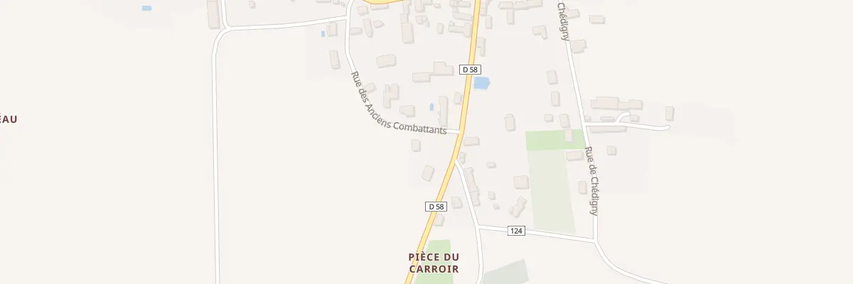 Plan du 10 Rue des Anciens Combattants à Cigogné