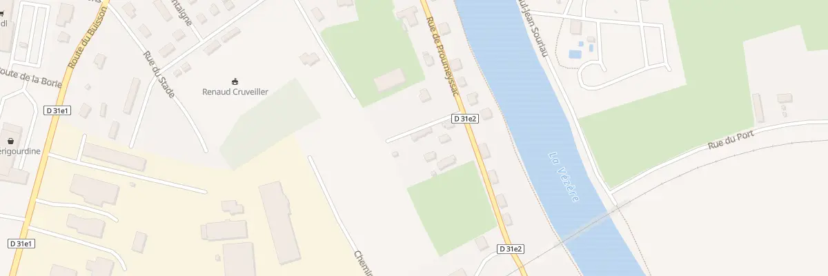 Plan du 19B Rue de Proumeyssac au Bugue