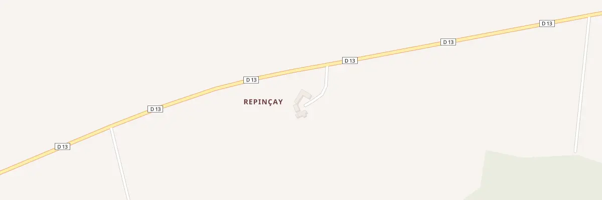 Plan du 2 Repincay à La Celle-Guenand