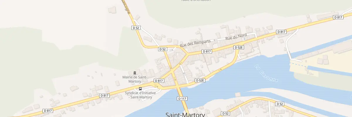 Plan du 166 Rue du Centre à Saint-Martory