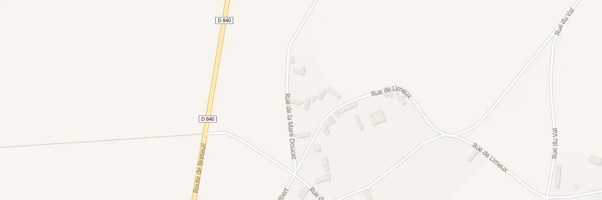 Plan du 3 Rue de la Mare Doucet à Marbois