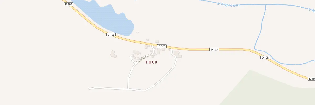 Plan du 1 Foux au Petit-Pressigny
