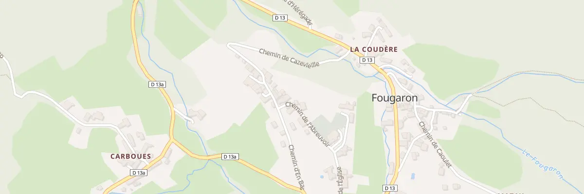 Plan du 80 Village à Fougaron