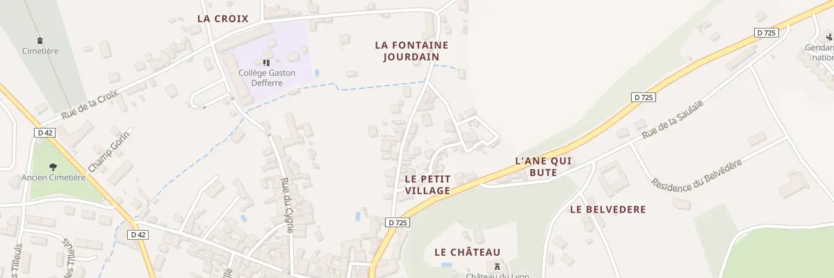 Plan du 8 Rue de la Fontaine Jourdain à Preuilly-sur-Claise