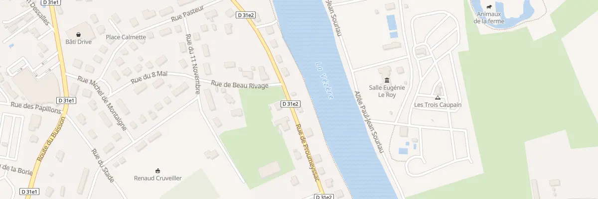 Plan du 30 Rue de Proumeyssac au Bugue