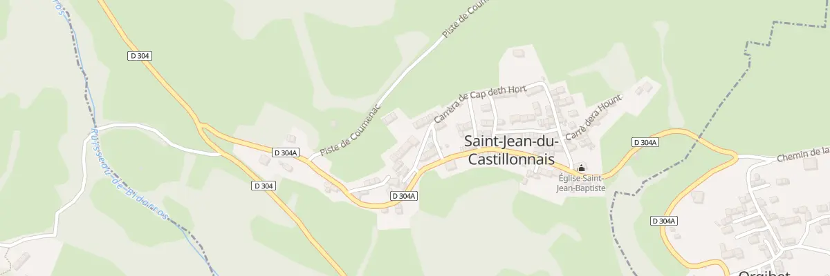 Plan du 41B Le Village à Saint-Jean-du-Castillonnais