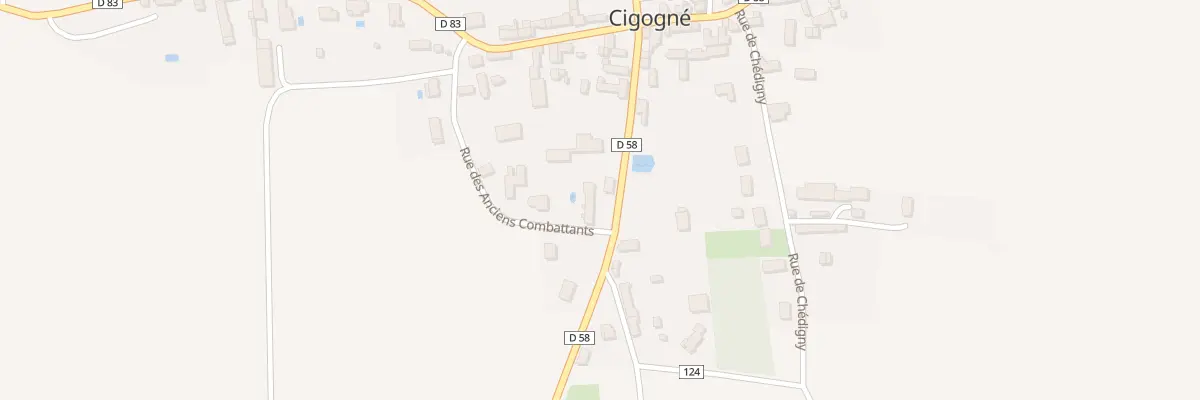 Plan du 10 Rue de Reignac à Cigogné