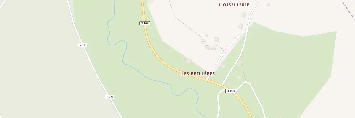 Plan du 1 Les Brillères à Sasnières