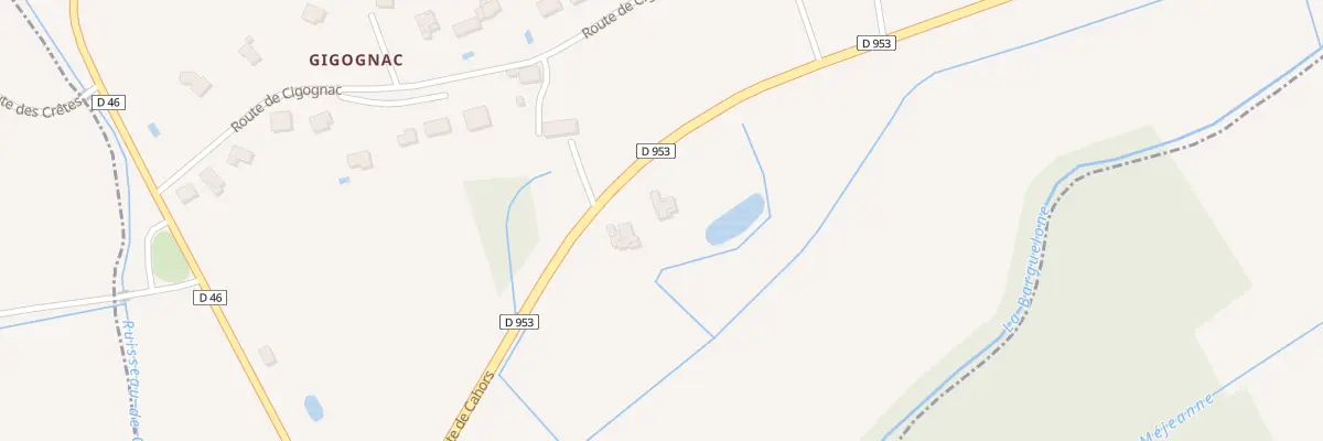 Plan du 3319 Rte de Cahors à Saint-Clair