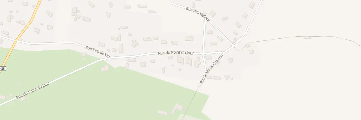 Plan du 30B Rue du Point du Jour au Thuit de l’Oison