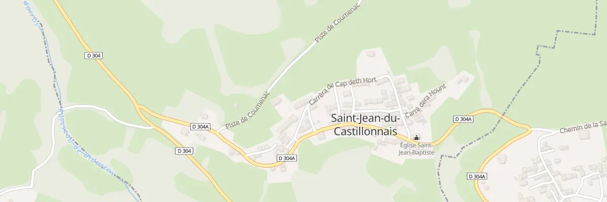 Plan du 14 Le Village à Saint-Jean-du-Castillonnais