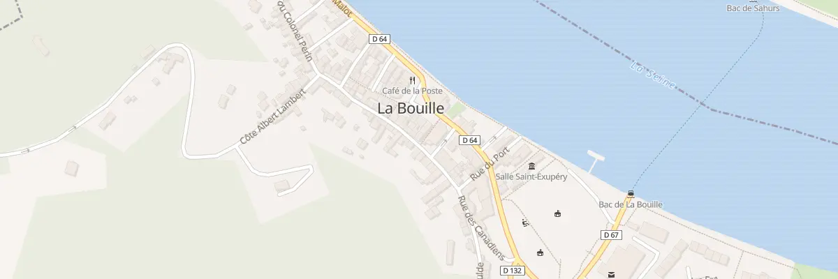 Plan du 8 Rue des Canadiens à La Bouille