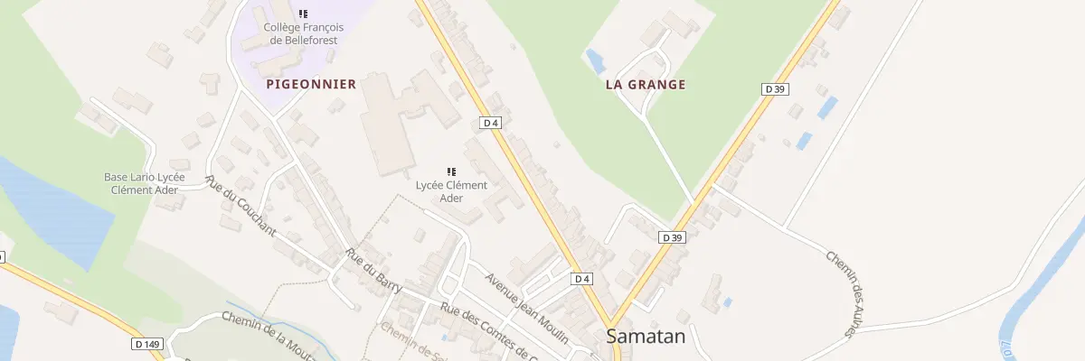 Plan du 27 Rue du Chemin Neuf à Samatan