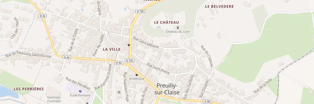 Plan du 12 Rue Ste Melaine à Preuilly-sur-Claise