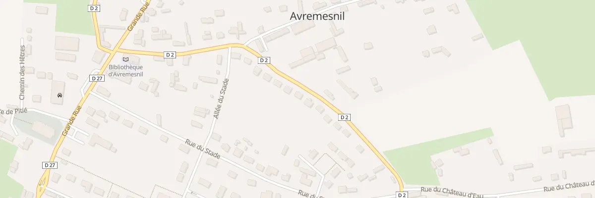 Plan du 312 Rue de la Croix Lorgerie à Avremesnil