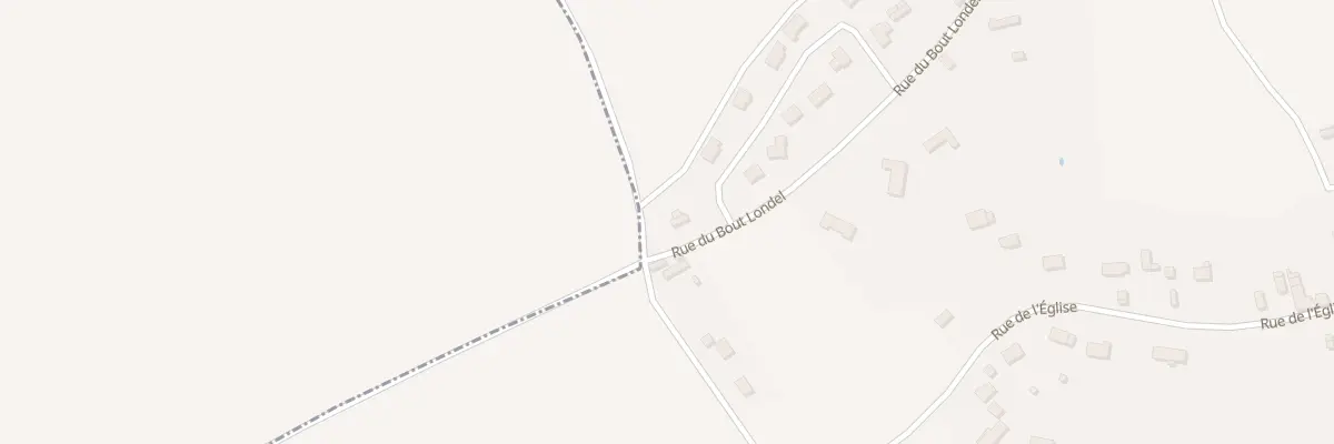 Plan du 1 Rue du Bout Londel à Sainte-Colombe-la-Commanderie