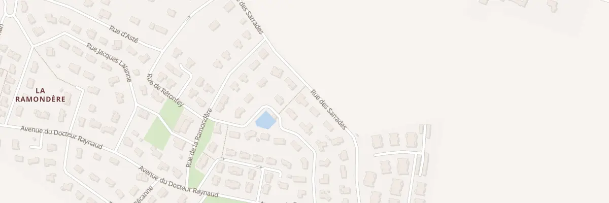 Plan du 6 Rue des Sarrades à Lombez