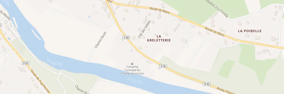 Plan du 2 Cité des Sables à Mérigny