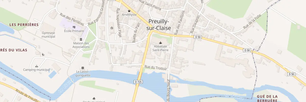 Plan du 3 Rue du Sénateur Nioche à Preuilly-sur-Claise