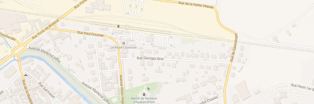 Plan du 105 Rue Georges Bret à Verneuil d’Avre et d’Iton