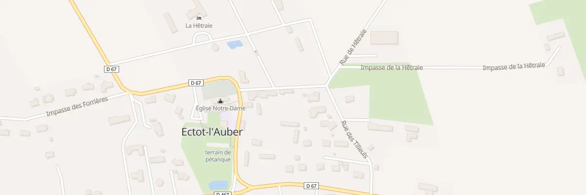 Plan du 90 Rue de la Hetraie à Ectot-l’Auber