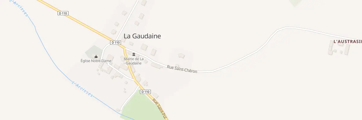 Plan du 7 Rue Saint Chéron à La Gaudaine