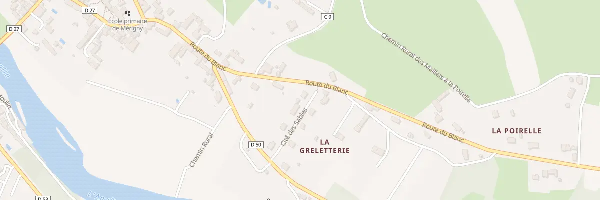 Plan du 7 Cité des Sables à Mérigny