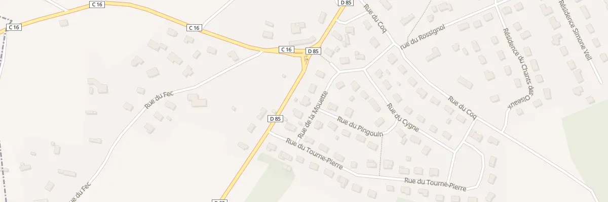 Plan du 10 Rue de la Mouette au Thuit de l’Oison