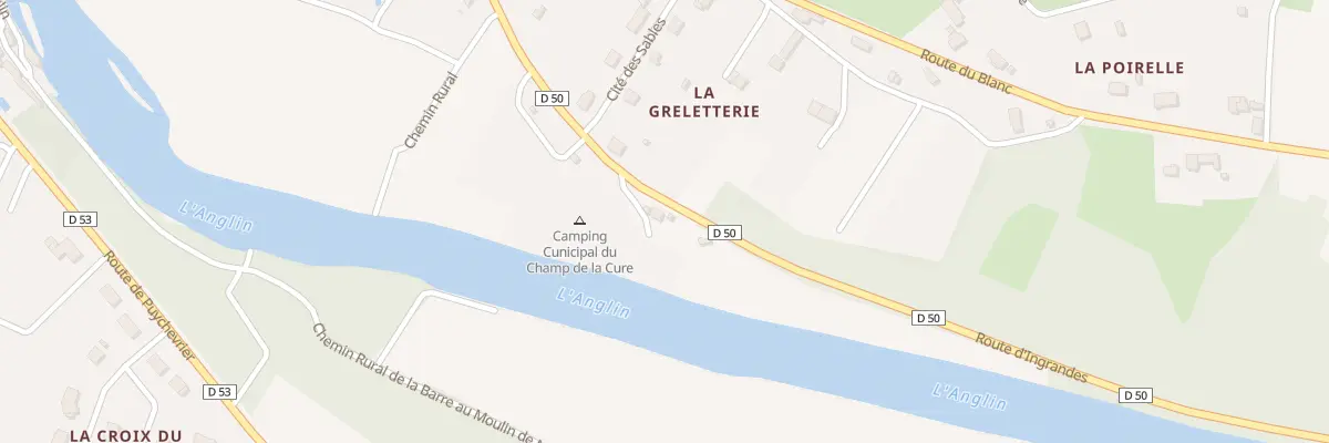 Plan du 10 Rte d’Ingrandes à Mérigny