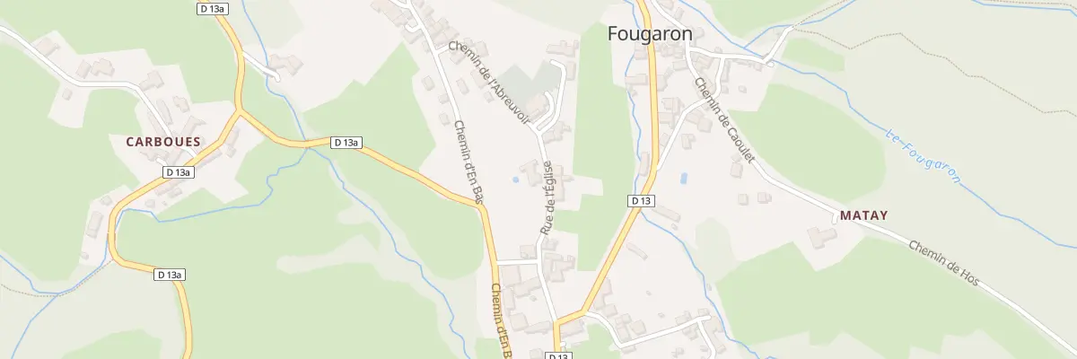 Plan du 72 Village à Fougaron