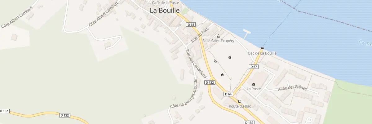 Plan du 1 Rue des Canadiens à La Bouille