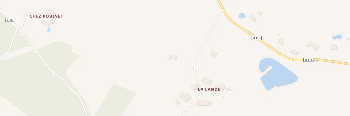 Plan du 5076 La Lande à Saint-Martin-de-Jussac