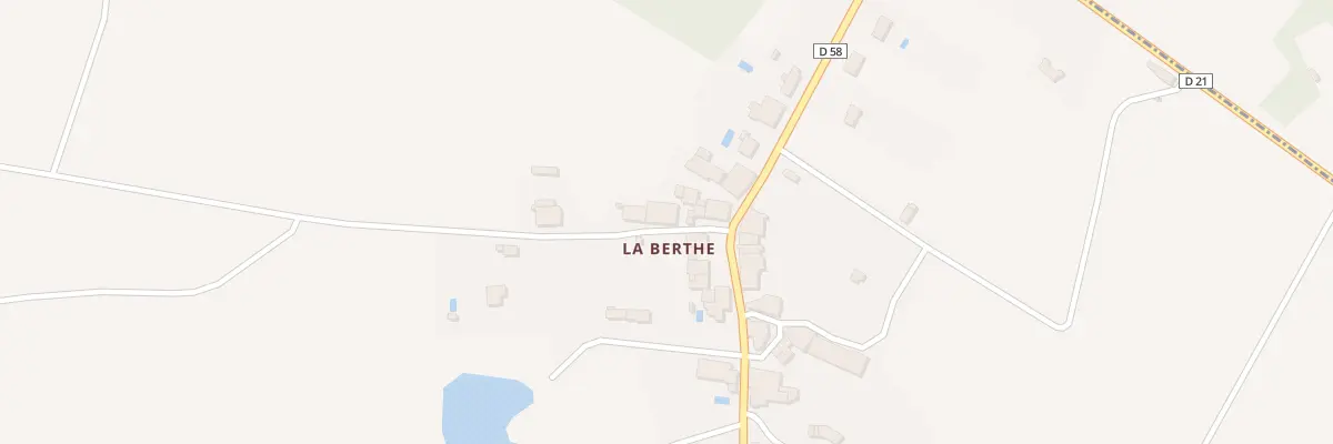 Plan du 42 La Berthe à Saint-Auvent