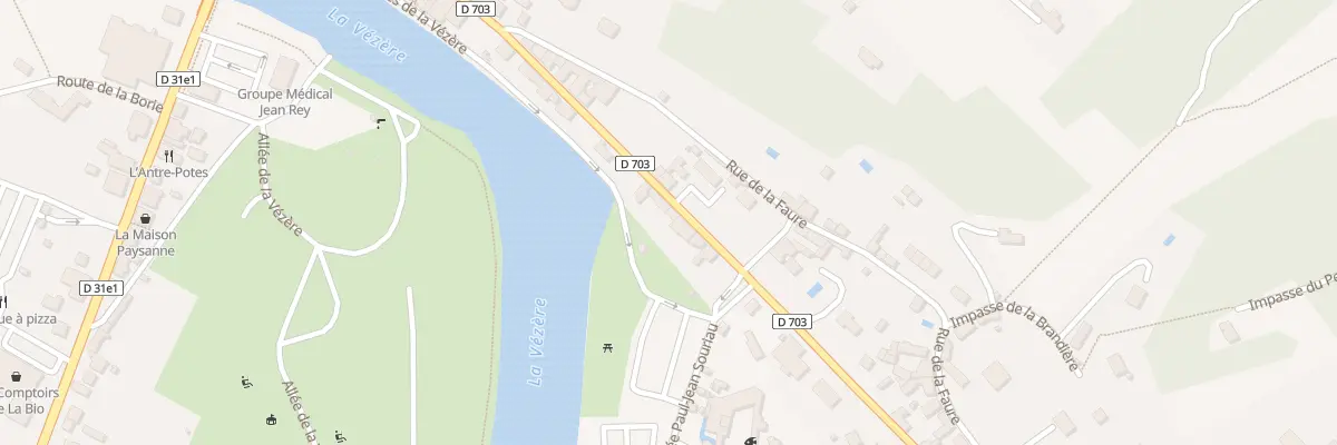 Plan du 65 Rue de la République au Bugue