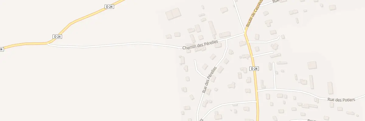 Plan du 7 Rue des Pérelles à Crosville-la-Vieille