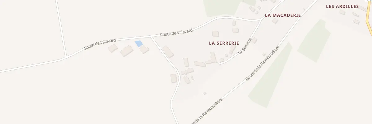 Plan du 102 La Serrerie à Houssay