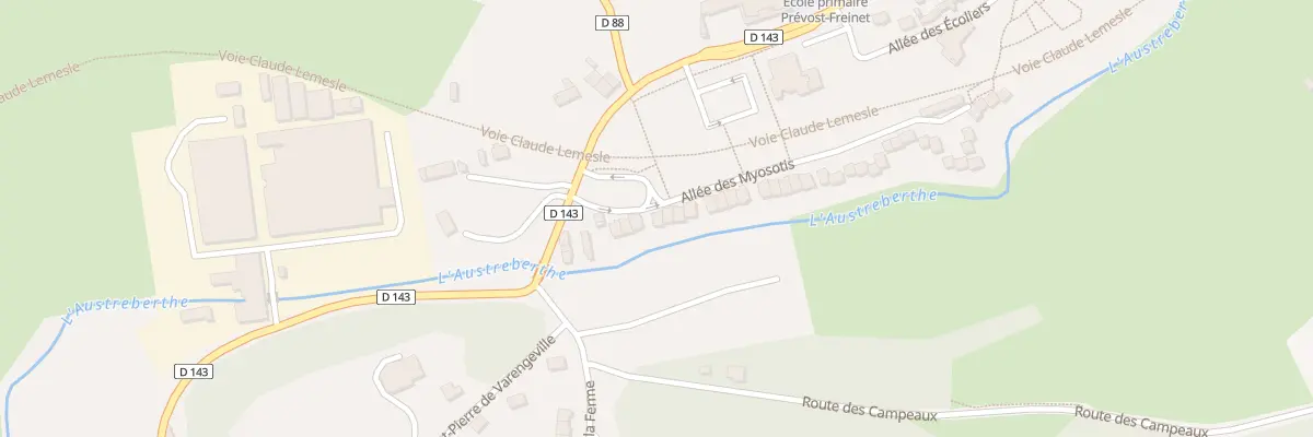 Plan du 2B All des Myosotis à Villers-Écalles