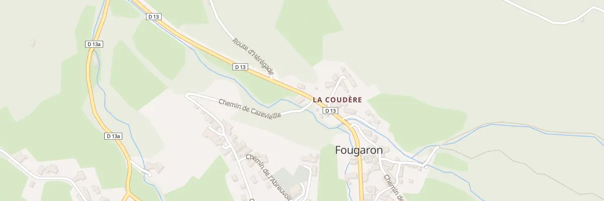 Plan du 10 Che de la Marette à Fougaron