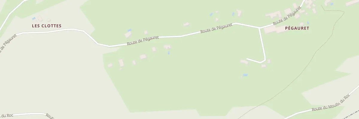 Plan du 2029 Rte de Pégauret à Saint-Chamassy
