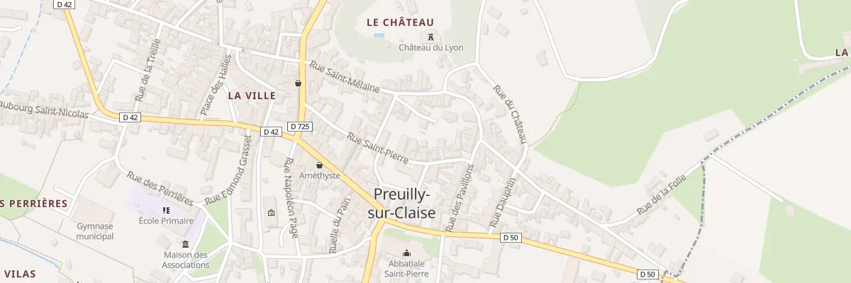 Plan du 19 Rue St Pierre à Preuilly-sur-Claise