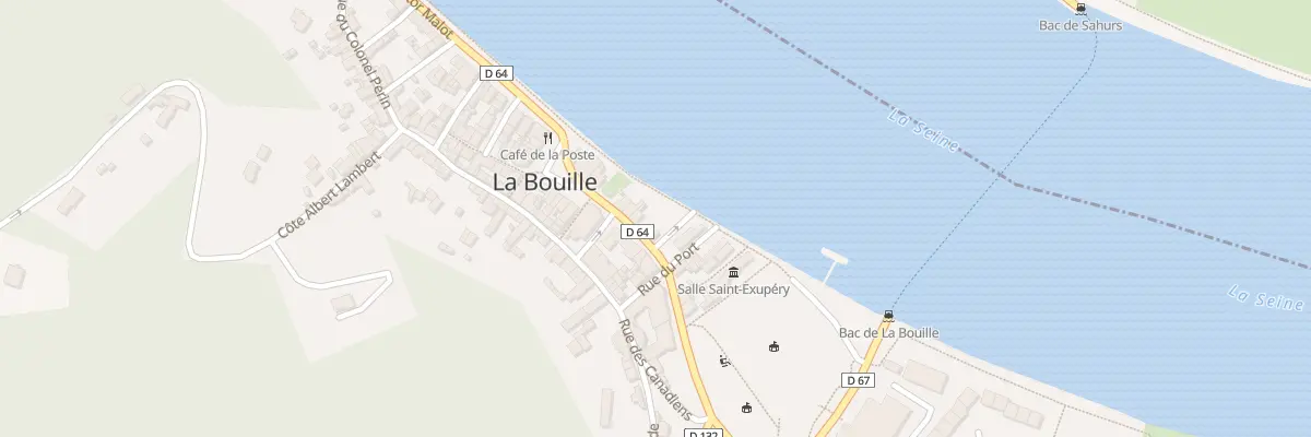Plan du 10 Rue de la Republique à La Bouille
