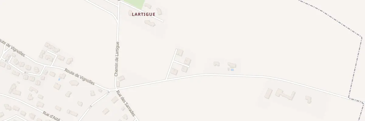 Plan du 1085 Rte de Vignolles à Lombez