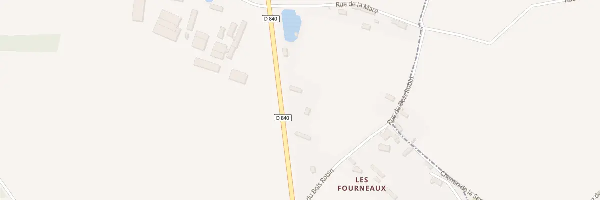 Plan du 4 Rte de Conches à Faverolles-la-Campagne